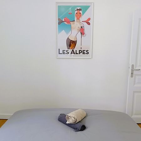 102 - Appart Renove Avec Grand Salon Et 1 Chambre - Tram Et Clinique Mutualiste A 1 Min Grenoble Exteriér fotografie