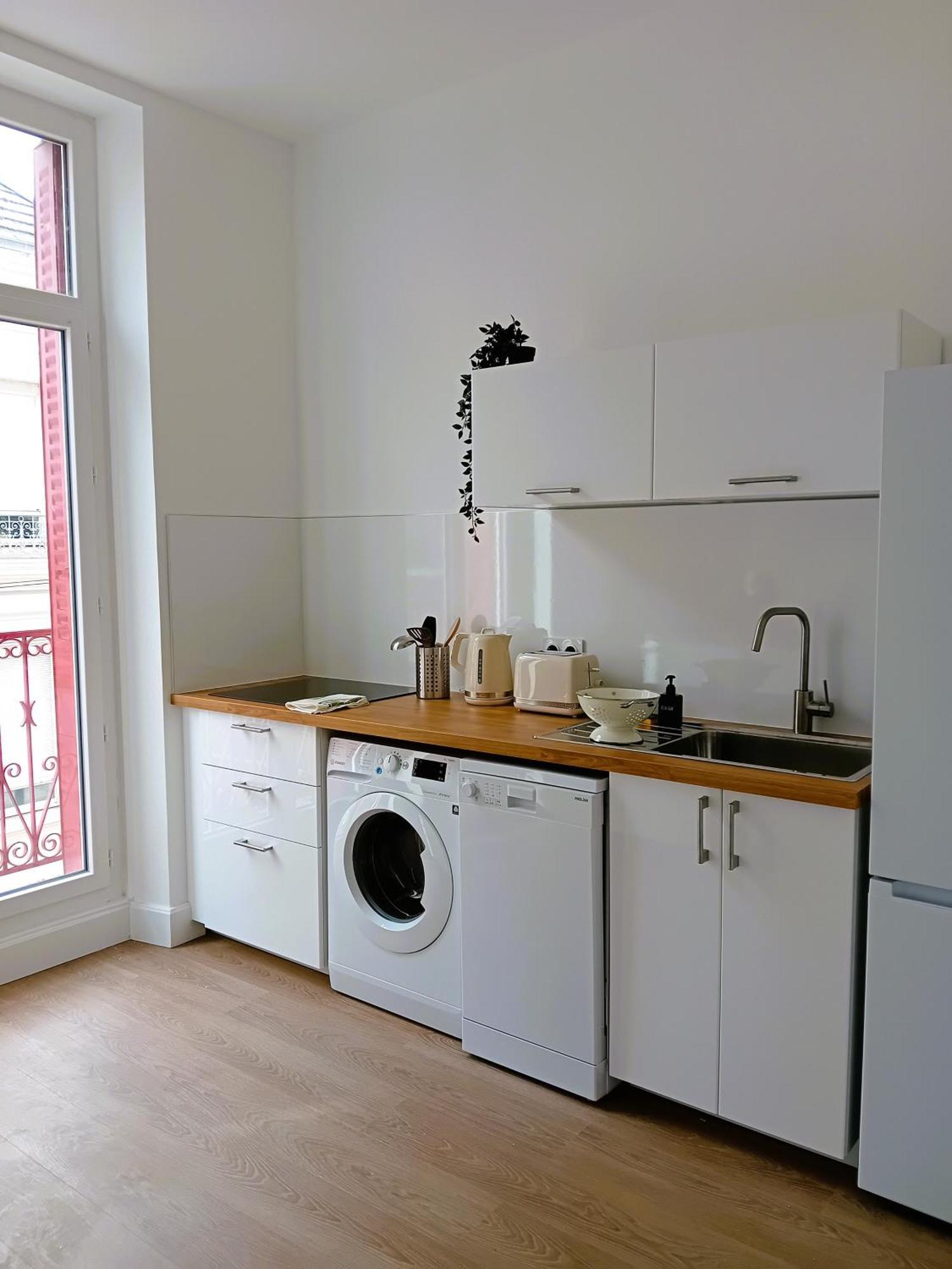 102 - Appart Renove Avec Grand Salon Et 1 Chambre - Tram Et Clinique Mutualiste A 1 Min Grenoble Exteriér fotografie